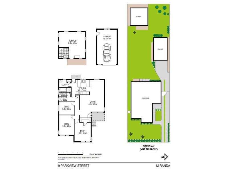 9 Parkview Street, Miranda NSW 2228 Floorplan