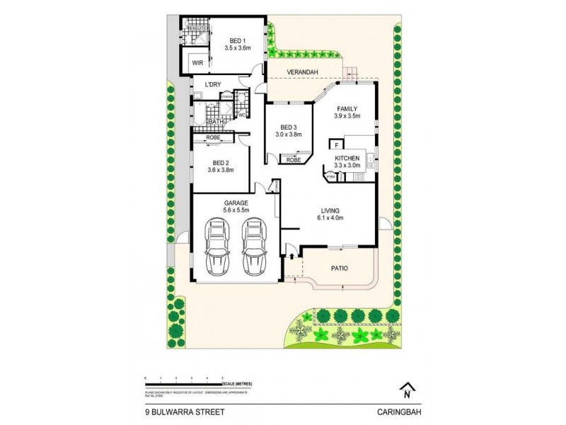 9 Bulwarra Street, Caringbah NSW 2229 Floorplan