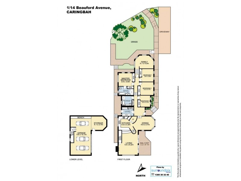14a Beauford Avenue, Caringbah South NSW 2229 Floorplan