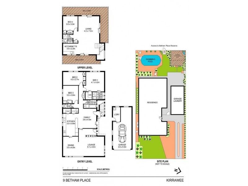 9 Betham Place, Kirrawee NSW 2232 Floorplan