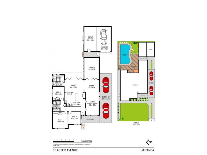 16 Aster Avenue, Miranda NSW 2228 Floorplan