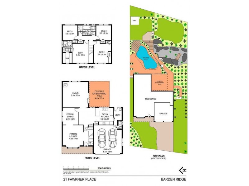 21 Fawkner Place, Barden Ridge NSW 2234 Floorplan