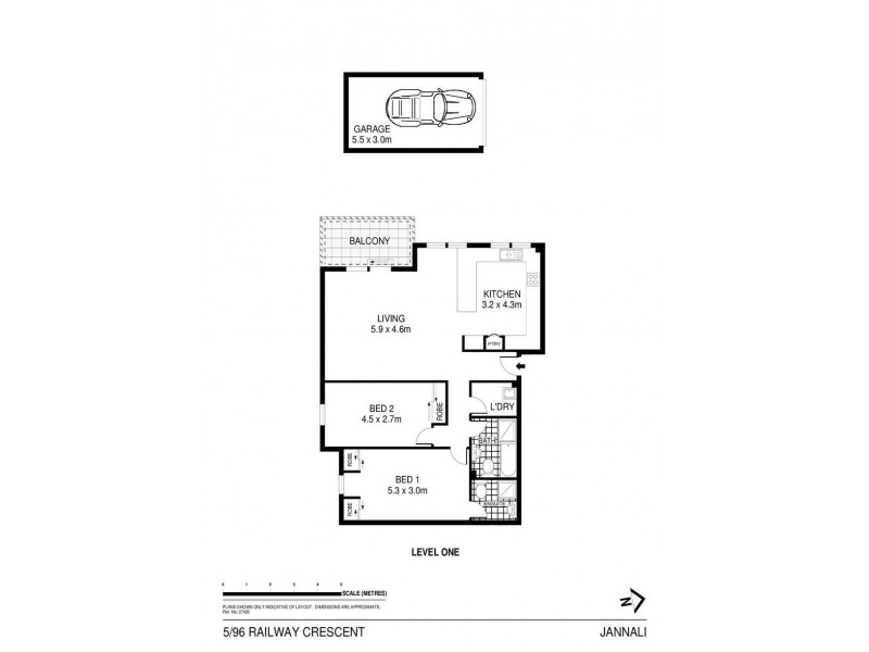 5/96-100 Railway Crescent, Jannali NSW 2226 Floorplan