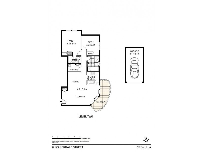 6/123 Gerrale Street, Cronulla NSW 2230 Floorplan