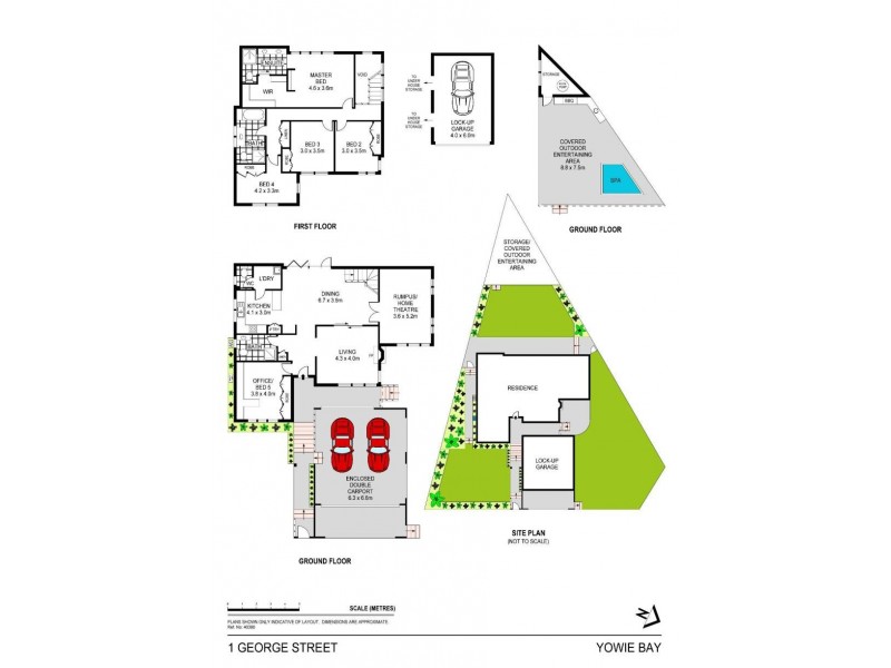 1 George Street, Yowie Bay NSW 2228 Floorplan