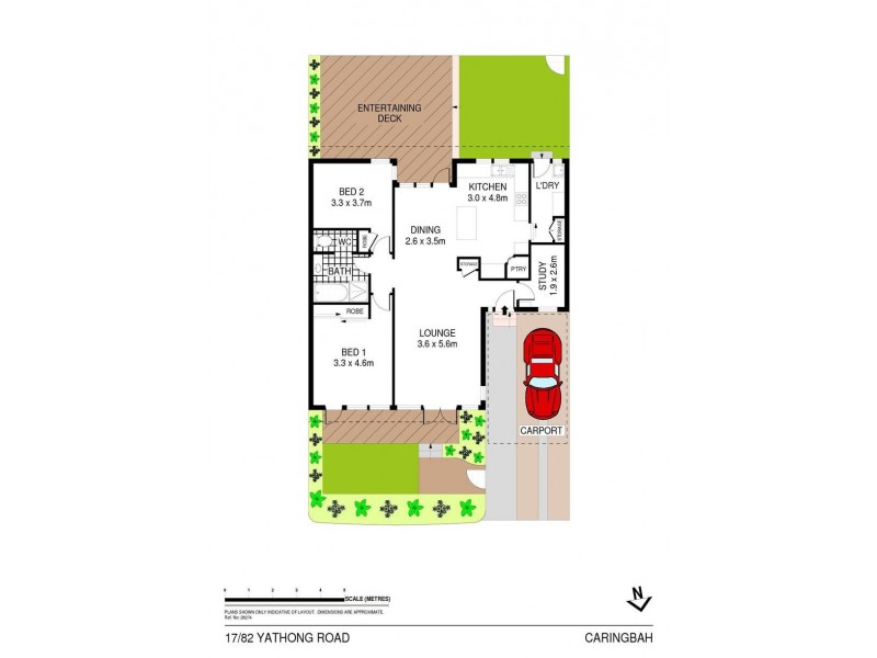 17/82 Yathong Road, Caringbah NSW 2229 Floorplan