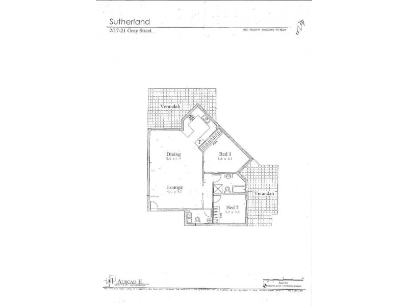 2/17-21 Gray Street, Sutherland NSW 2232 Floorplan