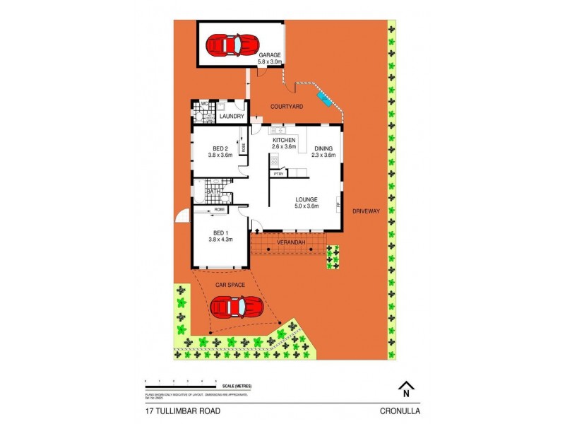17 Tullimbar Road, Cronulla NSW 2230 Floorplan