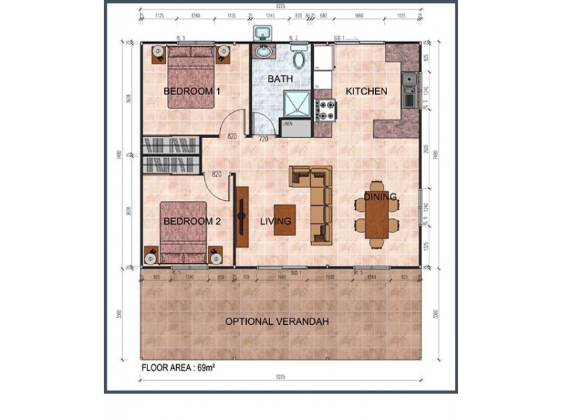 Lot 4726 Honeysuckle Road, Herbert NT 0836 Floorplan