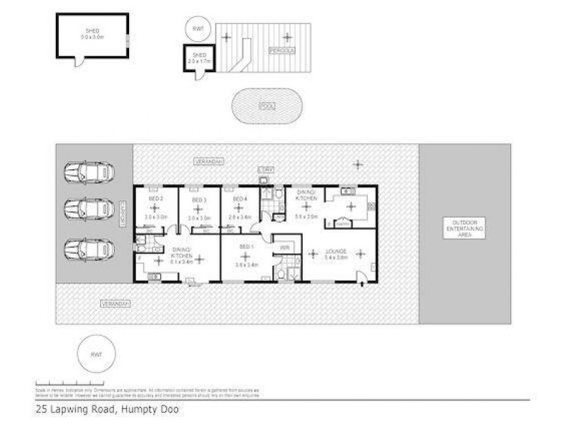 25 Lapwing Road, Humpty Doo NT 0836 Floorplan