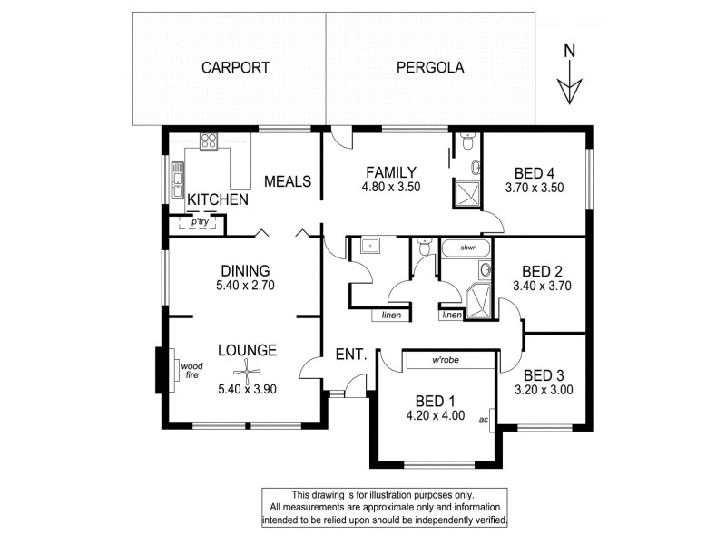 1 Rendelsham Road, Millicent SA 5280 Floorplan