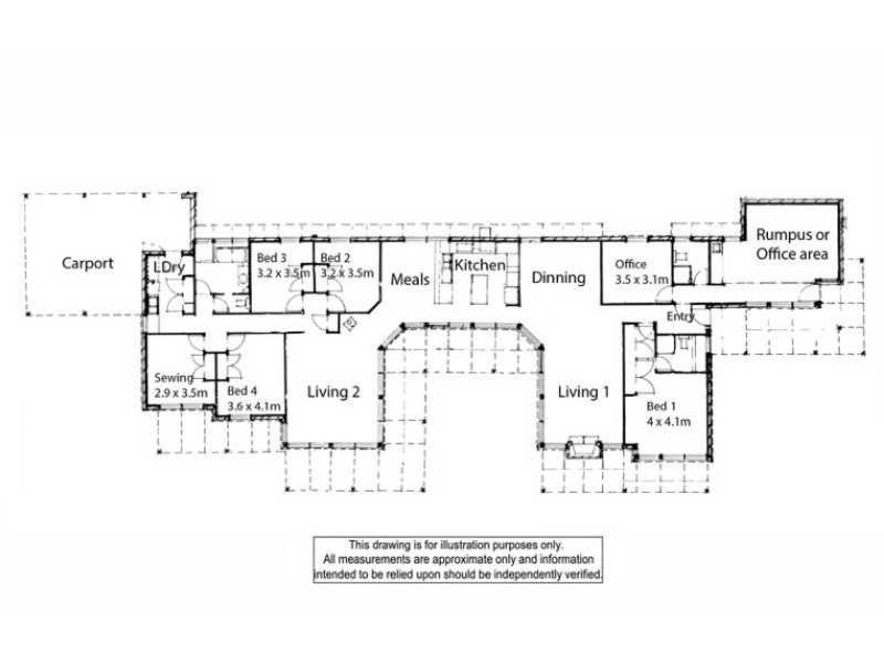 609 Lossie Road, Millicent SA 5280 Floorplan