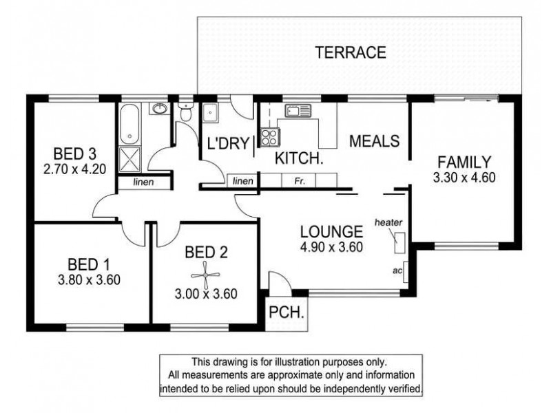 3 Campbell Street, Millicent SA 5280 Floorplan