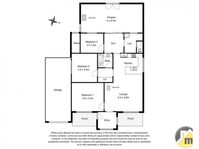 184 Mount Gambier Road, Millicent SA 5280 Floorplan