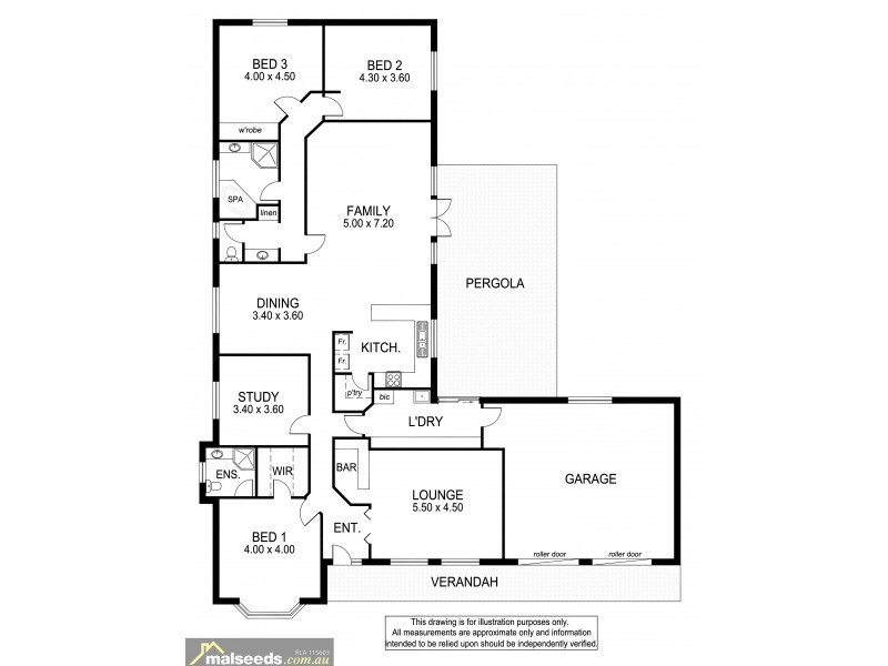 28 Wattle Road, Millicent SA 5280 Floorplan