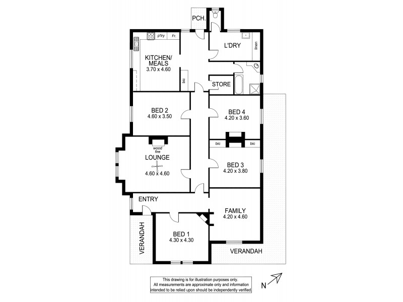 135 Willowbank Road, Millicent SA 5280 Floorplan