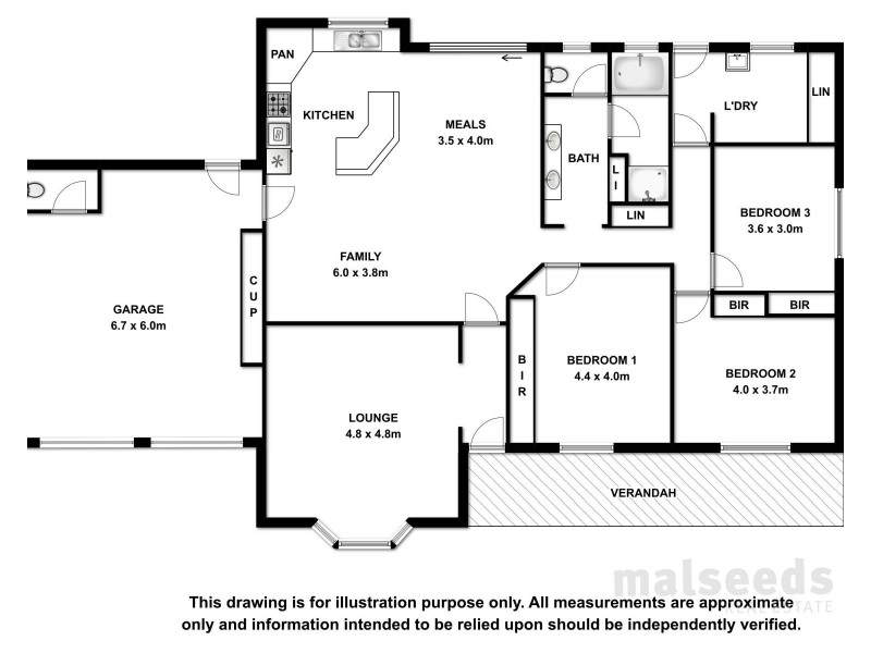 13 Attunga Street, Mount Gambier SA 5290 Floorplan