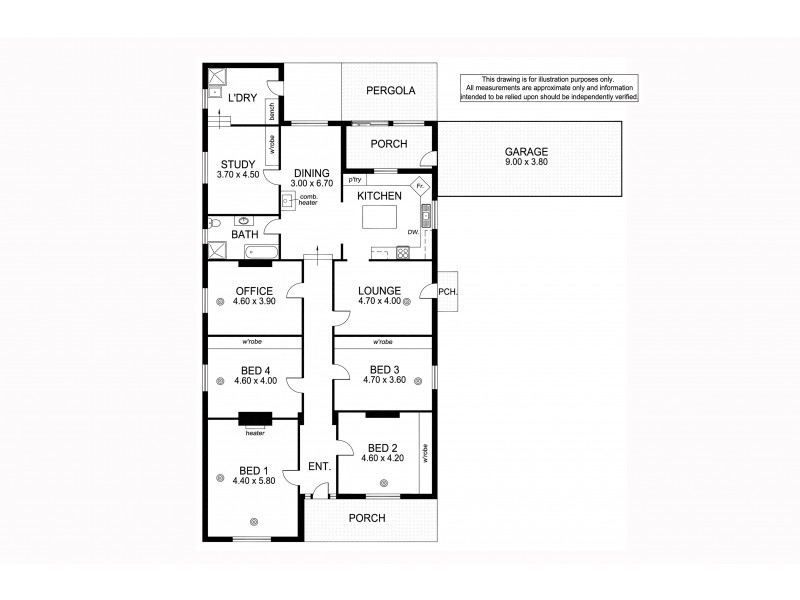 4 Queens Avenue, Mount Gambier SA 5290 Floorplan