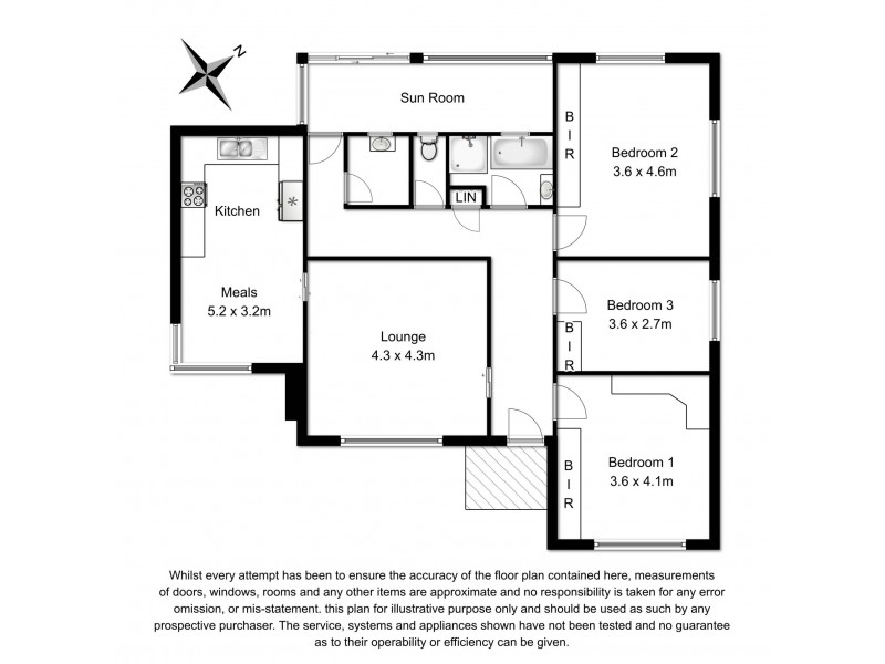 4 Battye Street, Millicent SA 5280 Floorplan