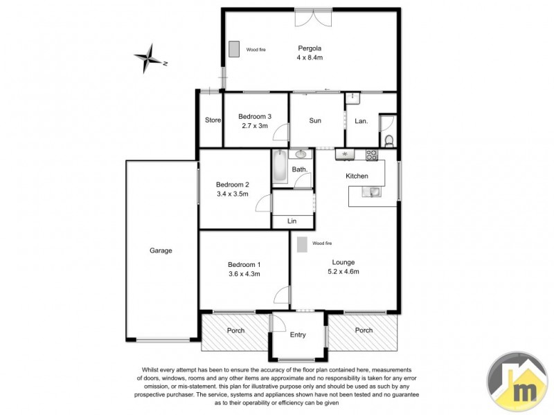 184 Mount Gambier Road, Millicent SA 5280 Floorplan