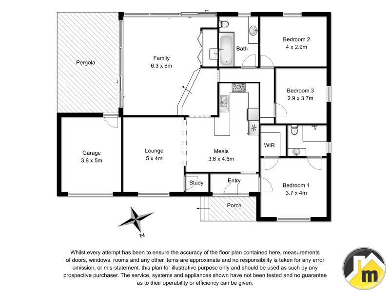 8 Hillcrest Avenue, Mount Gambier SA 5290 Floorplan