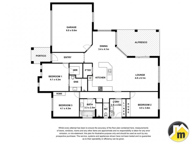 5 Coolum Close, Worrolong SA 5291 Floorplan