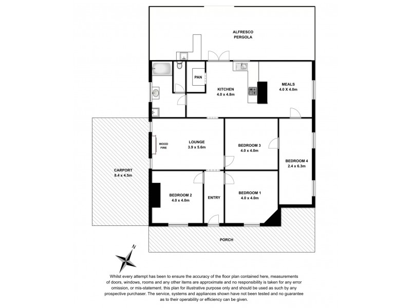 4 Chant Street, Tantanoola SA 5280 Floorplan