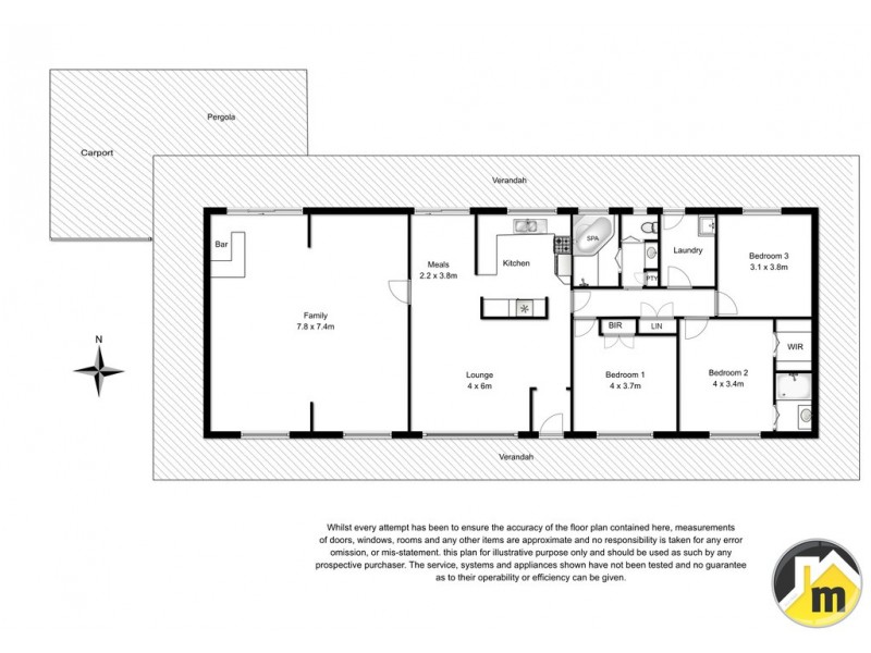 96 Stringybark Drive, Millicent SA 5280 Floorplan