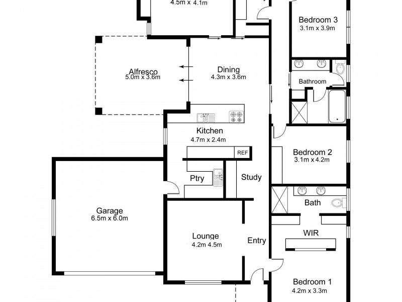4 Tasman Court, Mount Gambier SA 5290 Floorplan