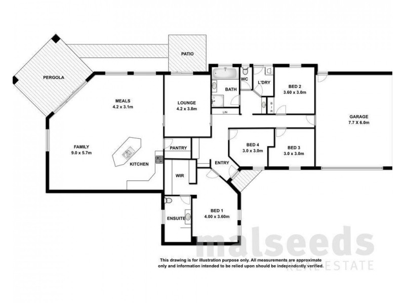 11 Colonel Light Place, Mount Gambier SA 5290 Floorplan