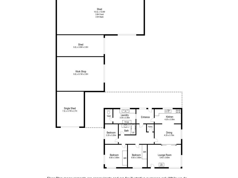1952 Kangaroo Flat Road, Glencoe SA 5291 Floorplan