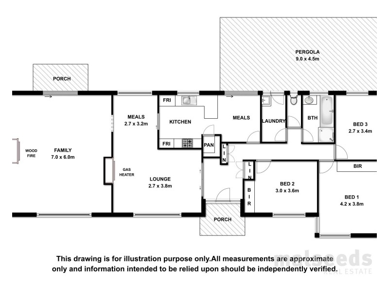 42 Matheson Road, Millicent SA 5280 Floorplan