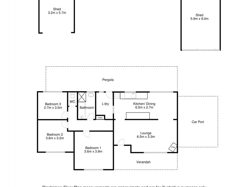 18 Mcenroe Road, Tarpeena SA 5277 Floorplan