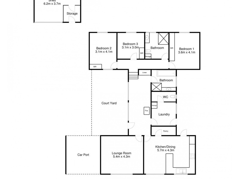 2 Lansell Street, Mount Gambier SA 5290 Floorplan