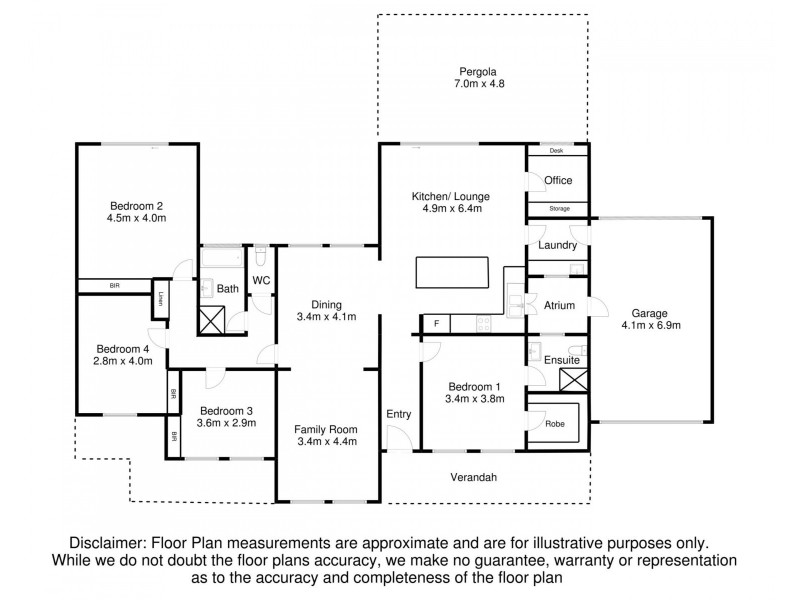 11 Flinders Terrace, Mount Gambier SA 5290 Floorplan