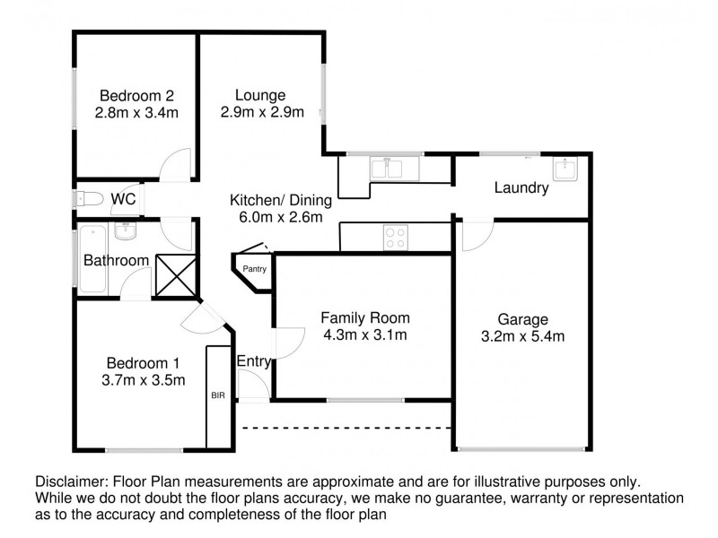 2 Mosswood Close, Mount Gambier SA 5290 Floorplan