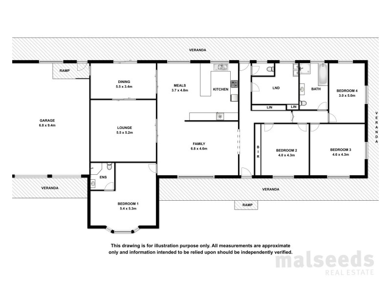 1 Tenison Drive, Mount Gambier SA 5290 Floorplan