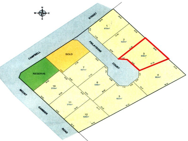 Lot 3 Finlaysons Court, Millicent SA 5280