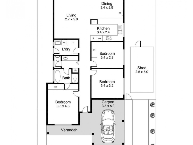 7 Marles Court, Brooklyn Park SA 5032 Floorplan