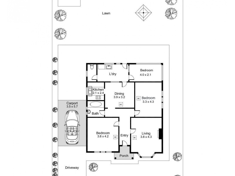 96 Marion Road, Brooklyn Park SA 5032 Floorplan