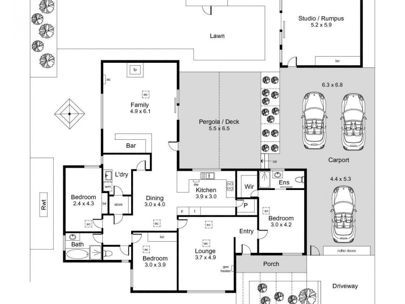6 Grose Crescent, North Haven SA 5018 Floorplan
