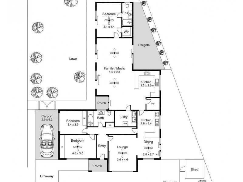 49 Hartley Road, Flinders Park SA 5025 Floorplan