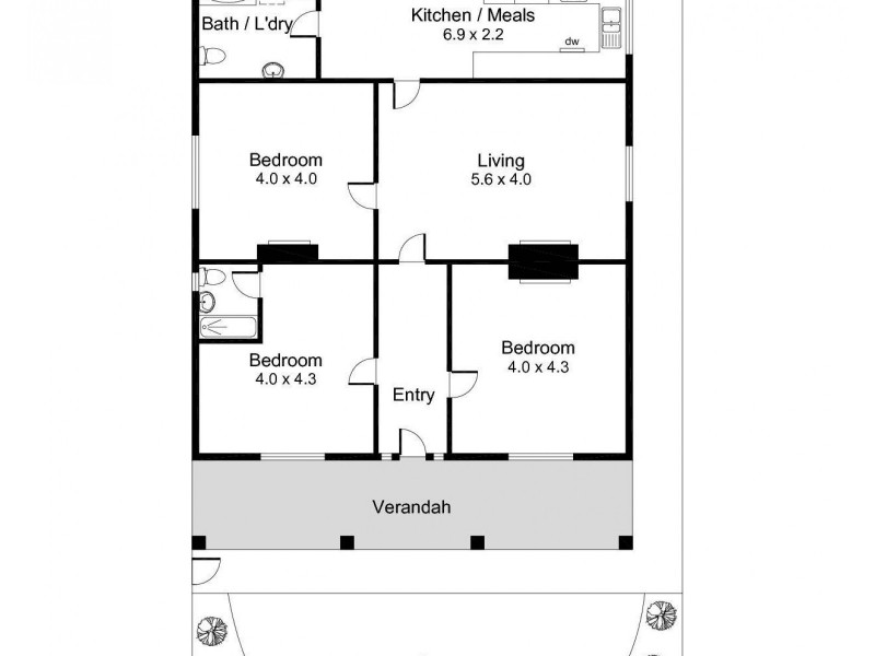 1/9 Cuming Street, Mile End SA 5031 Floorplan