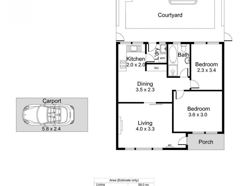 3/78 Shierlaw Street, Richmond SA 5033 Floorplan