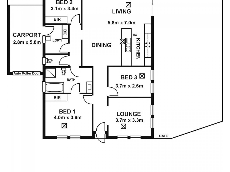 1/181-183 Martins Road, Parafield Gardens SA 5107 Floorplan