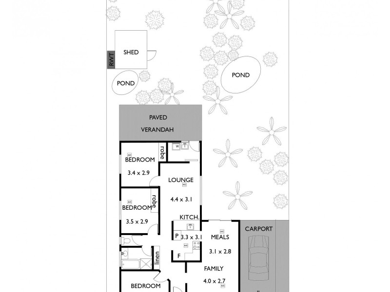 25 Rosemary Avenue, Parafield Gardens SA 5107 Floorplan