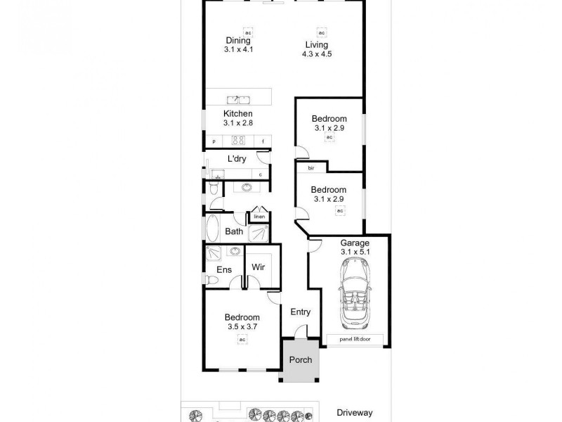 2a Moresby Avenue, Broadview SA 5083 Floorplan