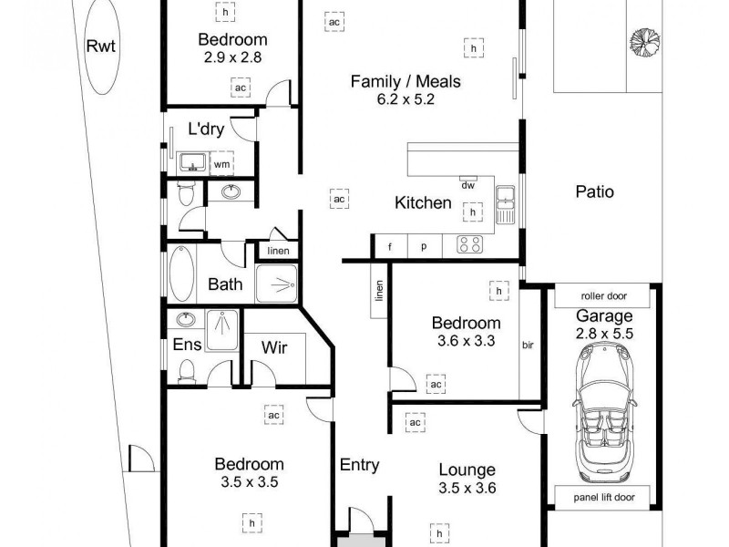 45 Scenic Way East, Ridgehaven SA 5097 Floorplan