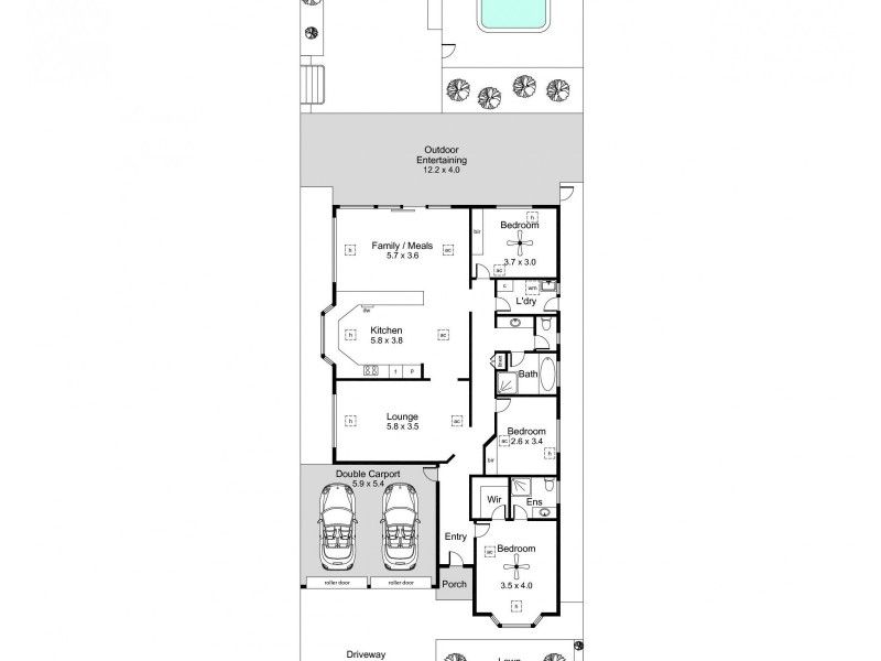 48 Kent Street, Mansfield Park SA 5012 Floorplan