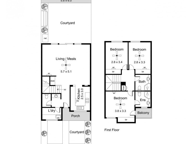 4/2 West Street, Hindmarsh SA 5007 Floorplan
